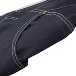 Denim Halterneck Corset Maxi Dress