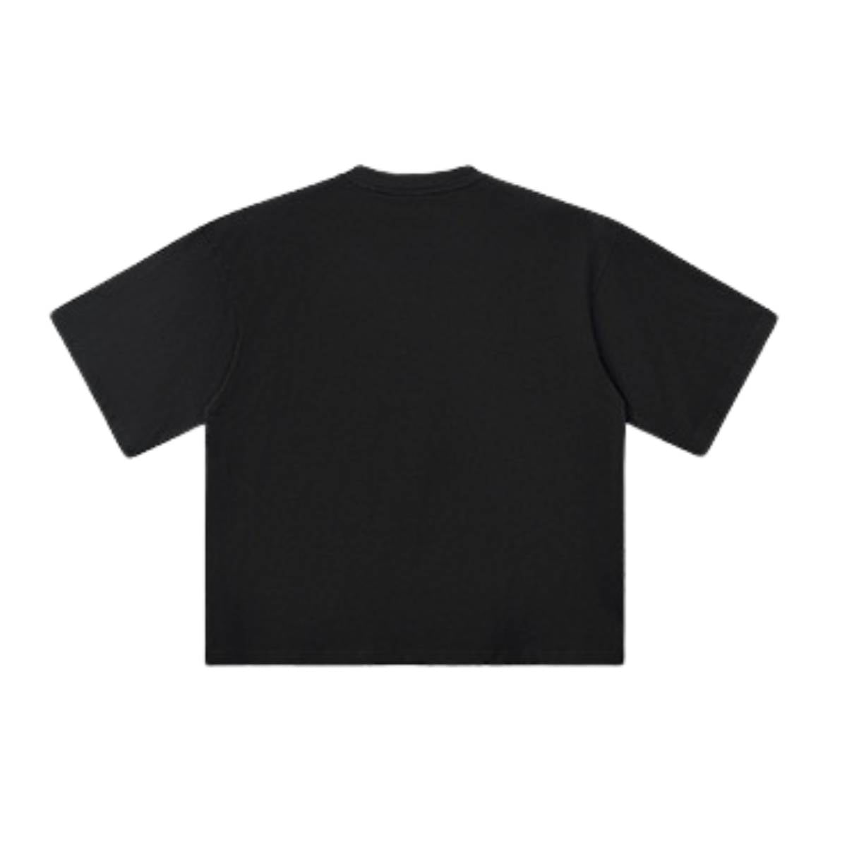 Mock Neck Oversized Vintage Tee