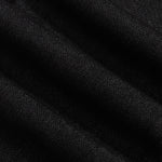 Minimalist Wide Leg Black Jeans