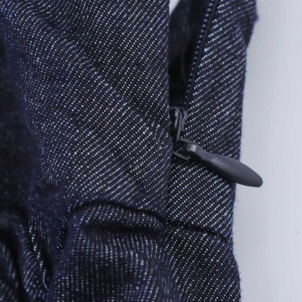 Decorative Button Strappy Denim Maxi Dress