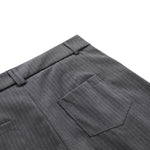 Vintage Pinstripe Wide Leg Cropped Trousers