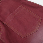 Rhinestone Star Print Vintage Washed Wide Leg Pants