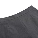 Vintage Asymmetrical Wide Leg Cropped Suit Shorts