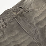 Faded Grey Vintage Wash Wide-Leg Jeans