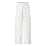 Vintage Rhinestone Straight Leg Jeans