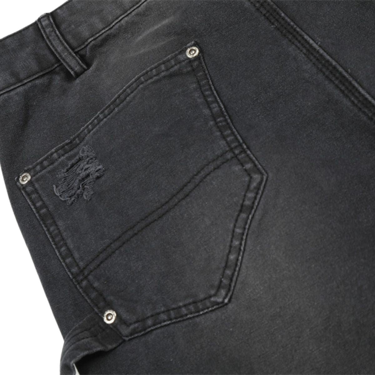 Men's Distressed Punk Cargo Pants â€?Loose Wide-Leg Streetwear