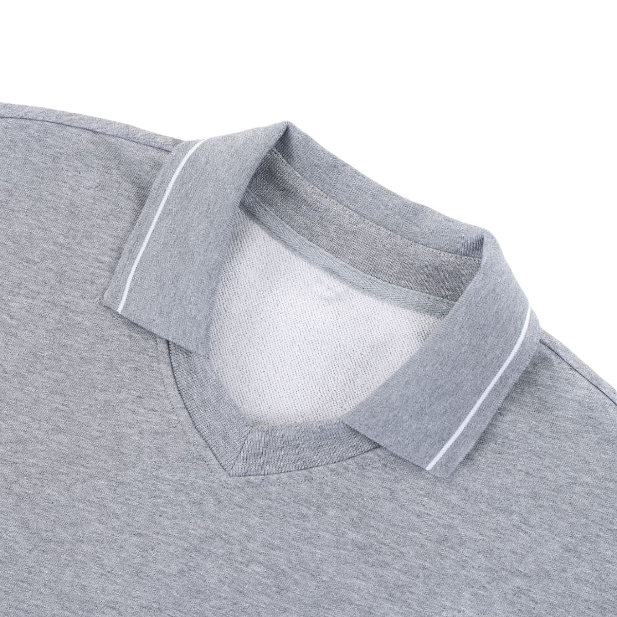 410G Heavyweight Cotton Cropped Sweatshirt | Coverstitch Detail Street Pullover