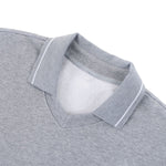 410G Heavyweight Cotton Cropped Sweatshirt | Coverstitch Detail Street Pullover