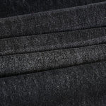Faded Crackle Wash Baggy Curved Leg Denim Jeans