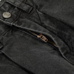 Unique Distressed Oversized Black Cargo Jeans