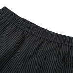 Vintage Striped Wide Leg Suit Trousers