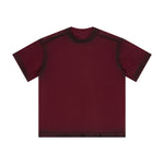 Vintage Washed Oversized Colorblock Tee