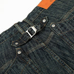 High Waist Wide Leg Dark Wash Denim Jeans