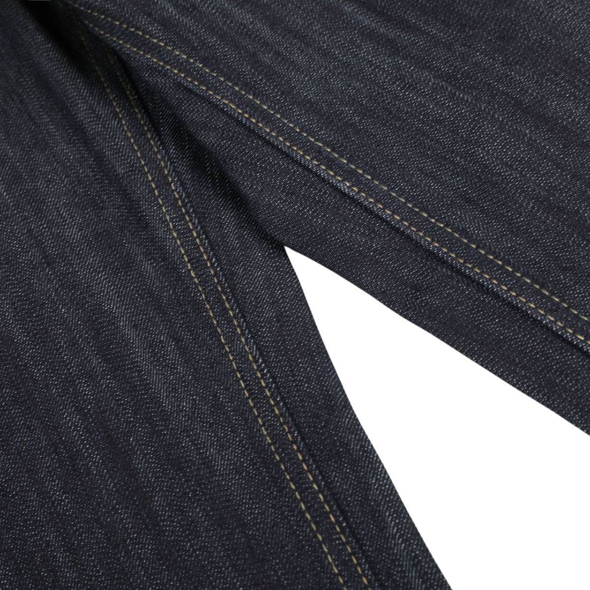 Raw Indigo Wide Leg Jeans with Metal Horsebit Detail