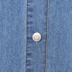Women's Denim Shirt Stylish Blouse Layered Design Top
