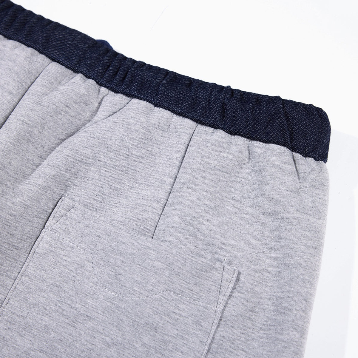 Relaxed Streetwear Deconstructed Curved Blade Joggers