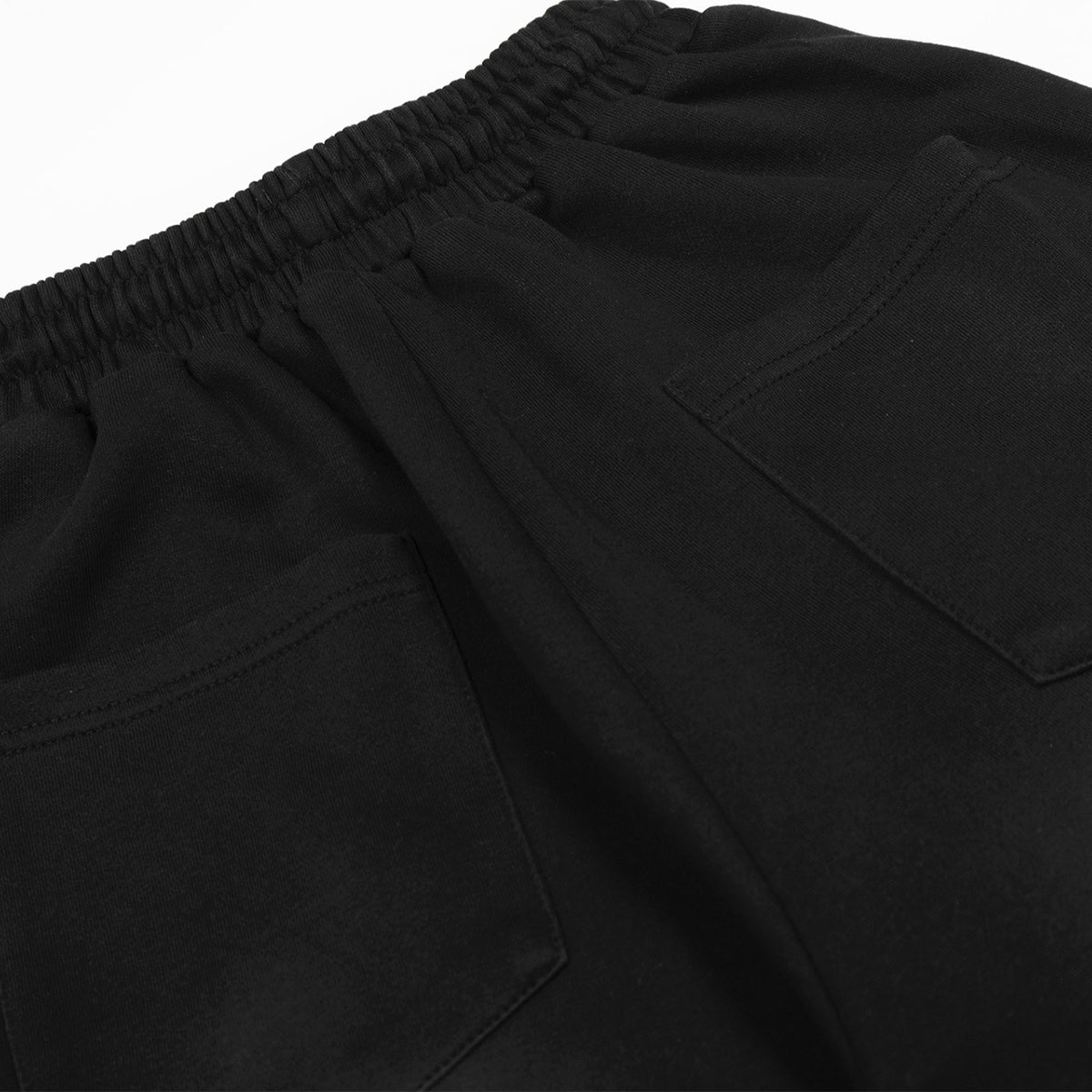 Studded 67 Print Black Wide Leg Sweatpants