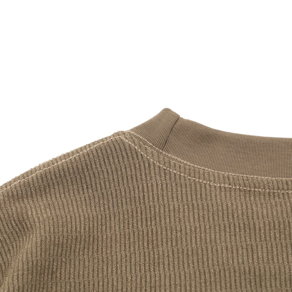 Loose Fit Crew Neck Premium Knit Vintage Tee