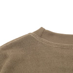 Loose Fit Crew Neck Premium Knit Vintage Tee