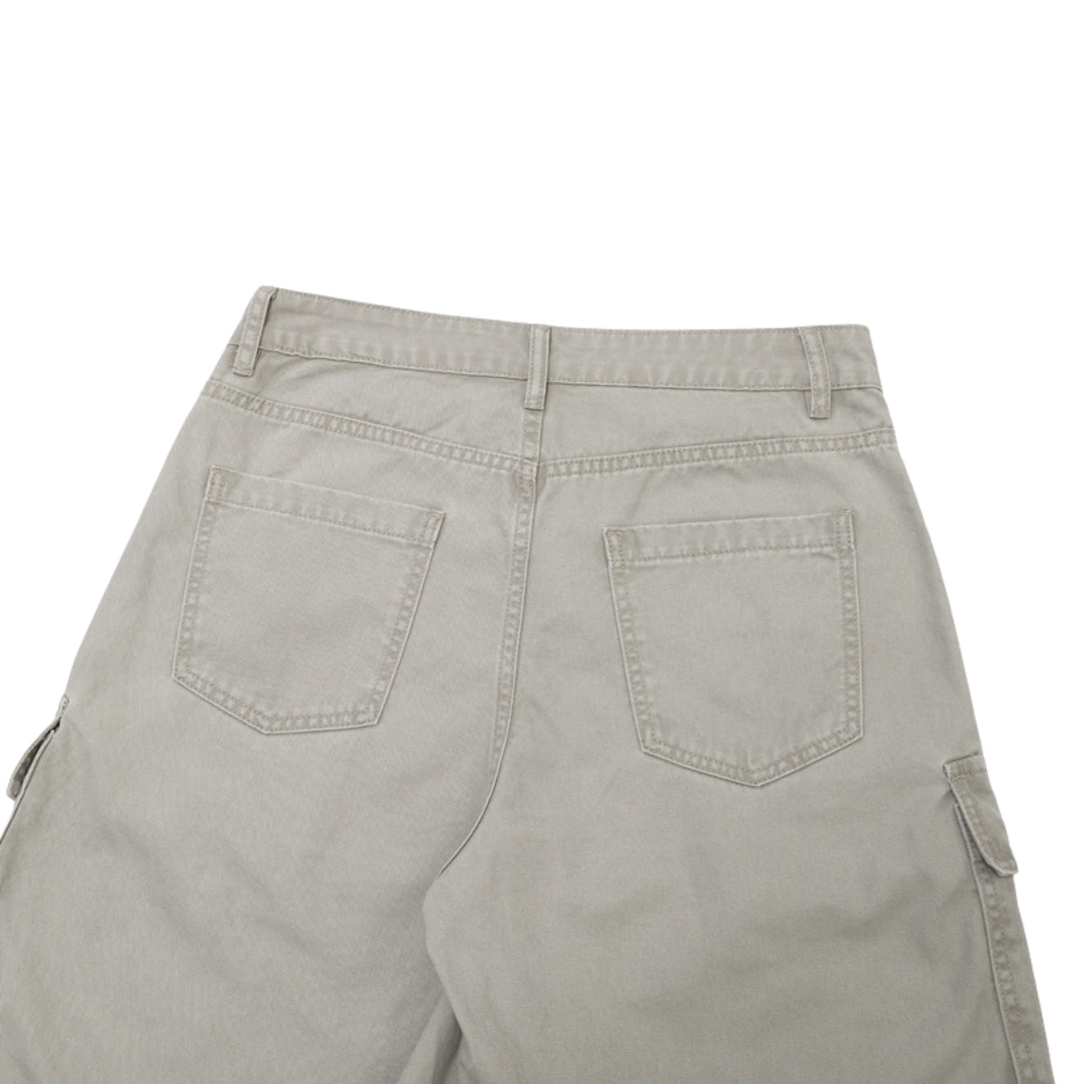 Vintage Washed Distressed Multi-Pocket Cargo Shorts