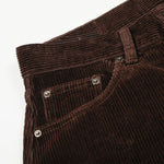 Dark Brown Wide Leg Relaxed Corduroy Pants