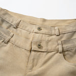 Distressed Detailing Vintage Wide Leg Painter Pants