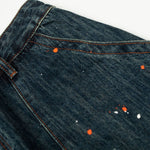 Paint Splatter American High Street Wide Denim