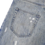 Blue Distressed Loose Fit High Street Vintage Jeans