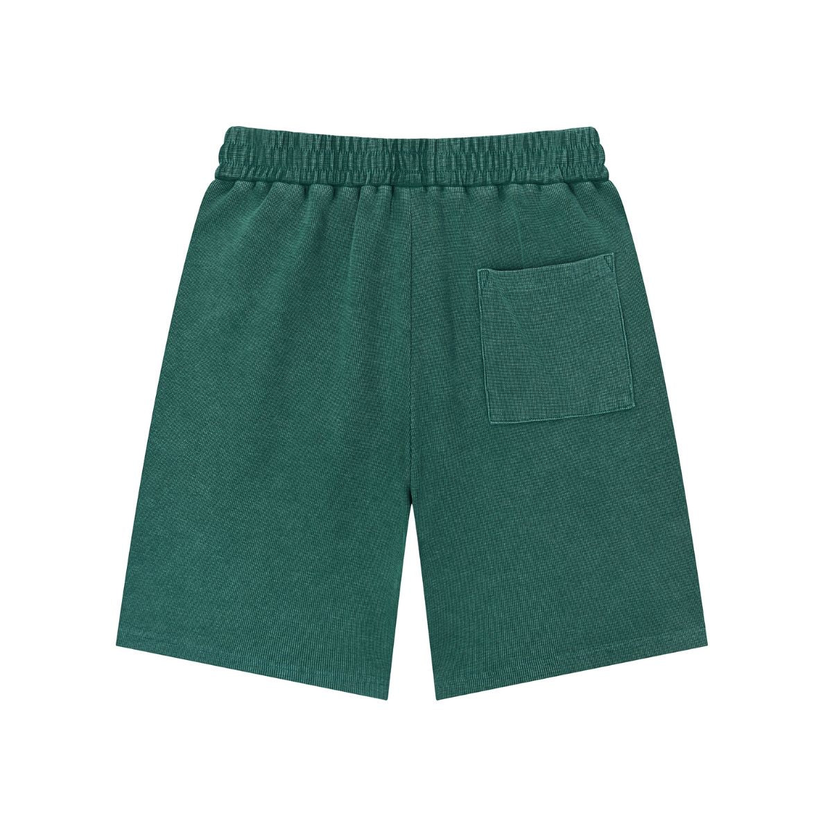 340G Waffle Knit Relaxed Fit Shorts