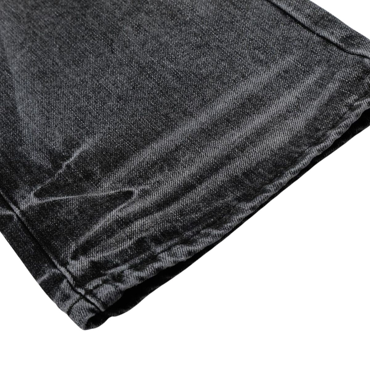 Vintage Washed Black Flared Denim Jeans