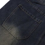 Vintage Shadow Wash Denim Shorts
