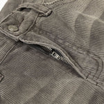 Faded Grey Vintage Wash Wide-Leg Jeans
