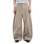 Vintage Pinstripe Baggy Wide-Leg Trousers