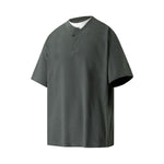 Layered Deconstructed Cropped Boxy Crew Tee