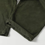 Cargo Style Casual Washed Green Straight Leg Pants