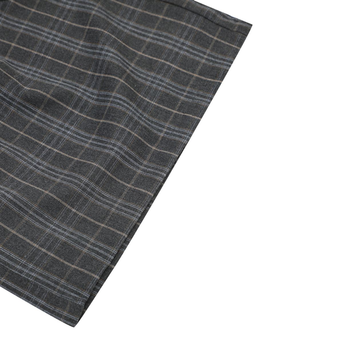 Plaid Multi-Pocket Cropped Cargo Shorts