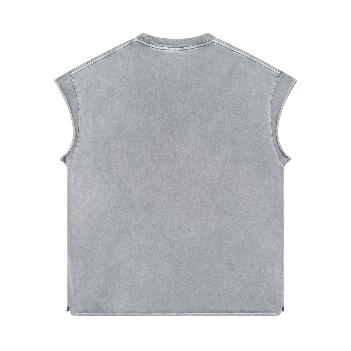 Washed Raw Edge Baggy Tank Top 8oz-INNBLAC Fashion Apparel