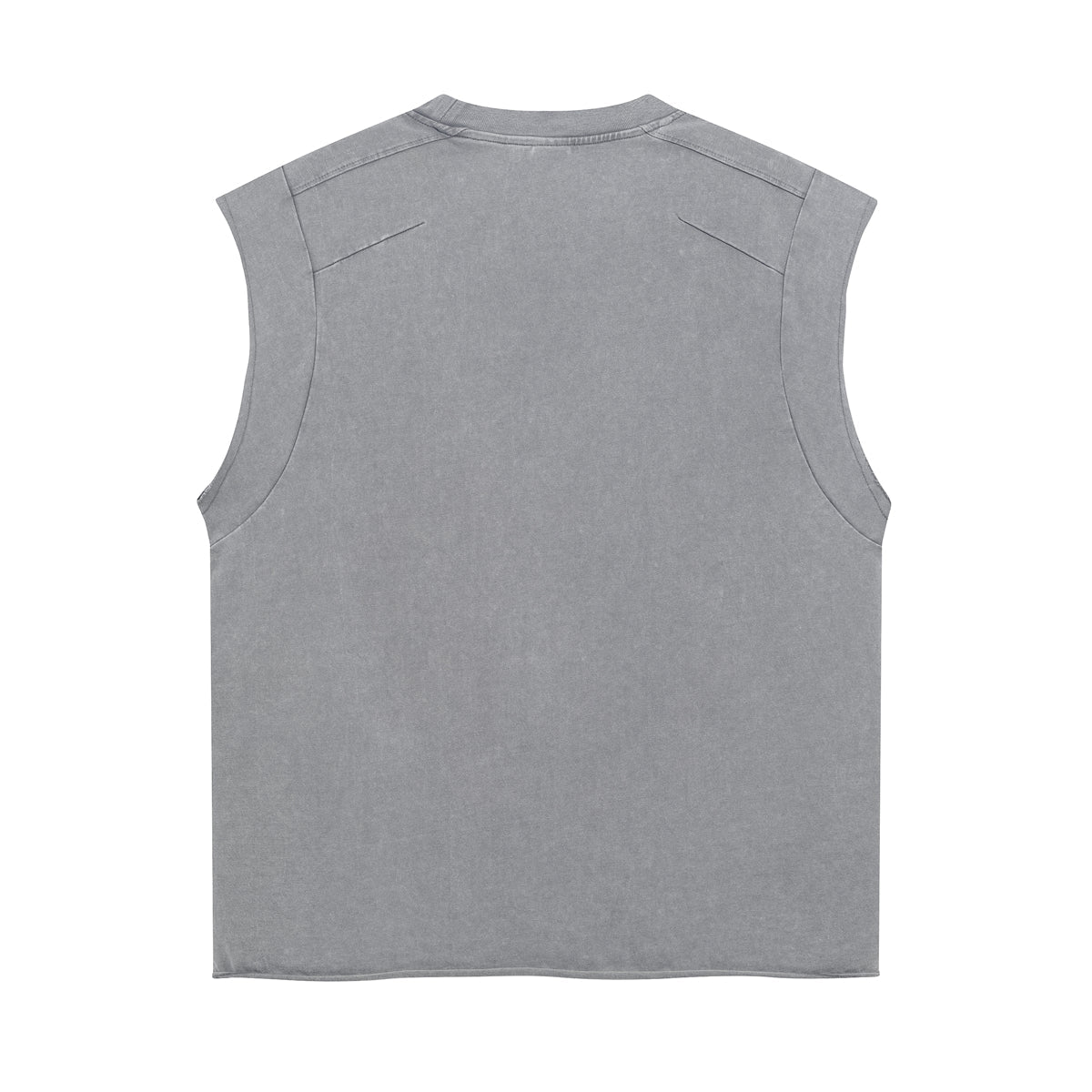 Vintage Raw Edge Sleeveless Tee 8oz-INNBLAC Fashion Apparel