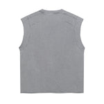 Vintage Raw Edge Sleeveless Tee 8oz-INNBLAC Fashion Apparel