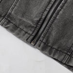 Streetwear Vintage Wash Denim Jacket