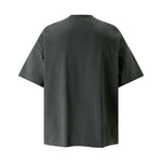 Layered Deconstructed Cropped Boxy Crew Tee