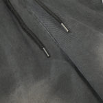 Casual Wide Leg Cargo Pants Striped Elastic Waistband