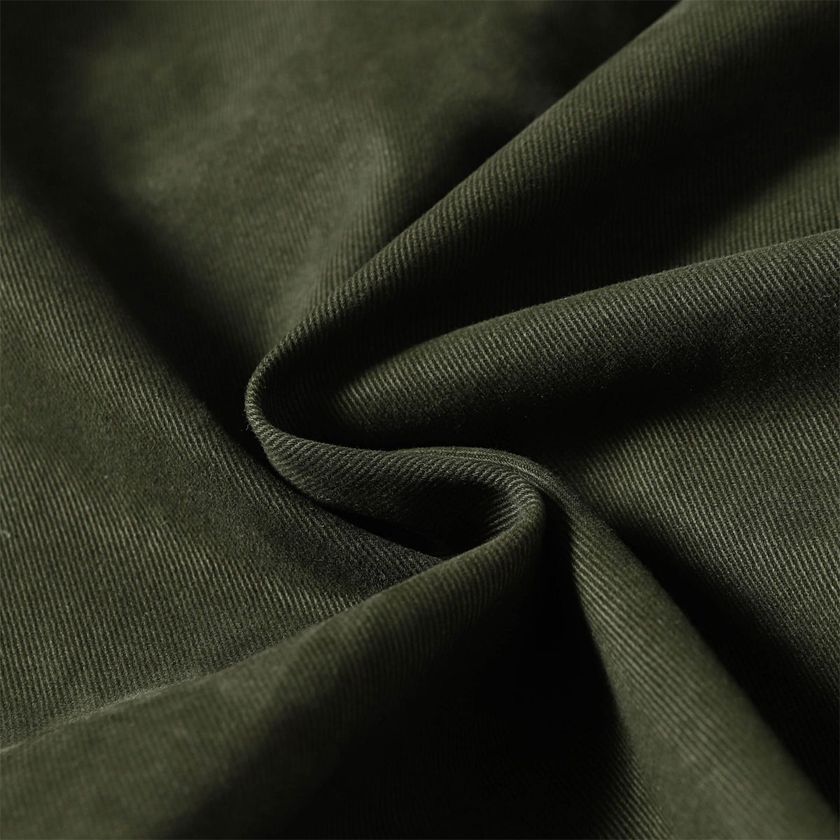 Cargo Style Casual Washed Green Straight Leg Pants