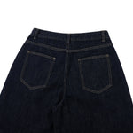 Vintage Loose Straight-Leg Denim Bermuda Shorts