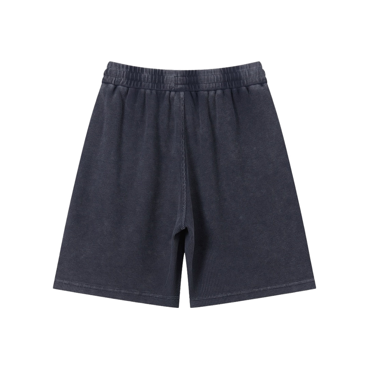Men’s Vintage Wash Loose Fit Snowflake Waffle Shorts
