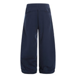 High Street Minimal Wide-Leg Drawstring Sweatpants