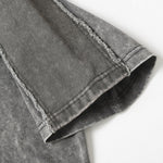 Vintage Washed Patchwork Short Sleeve Chest Pocket Tee
