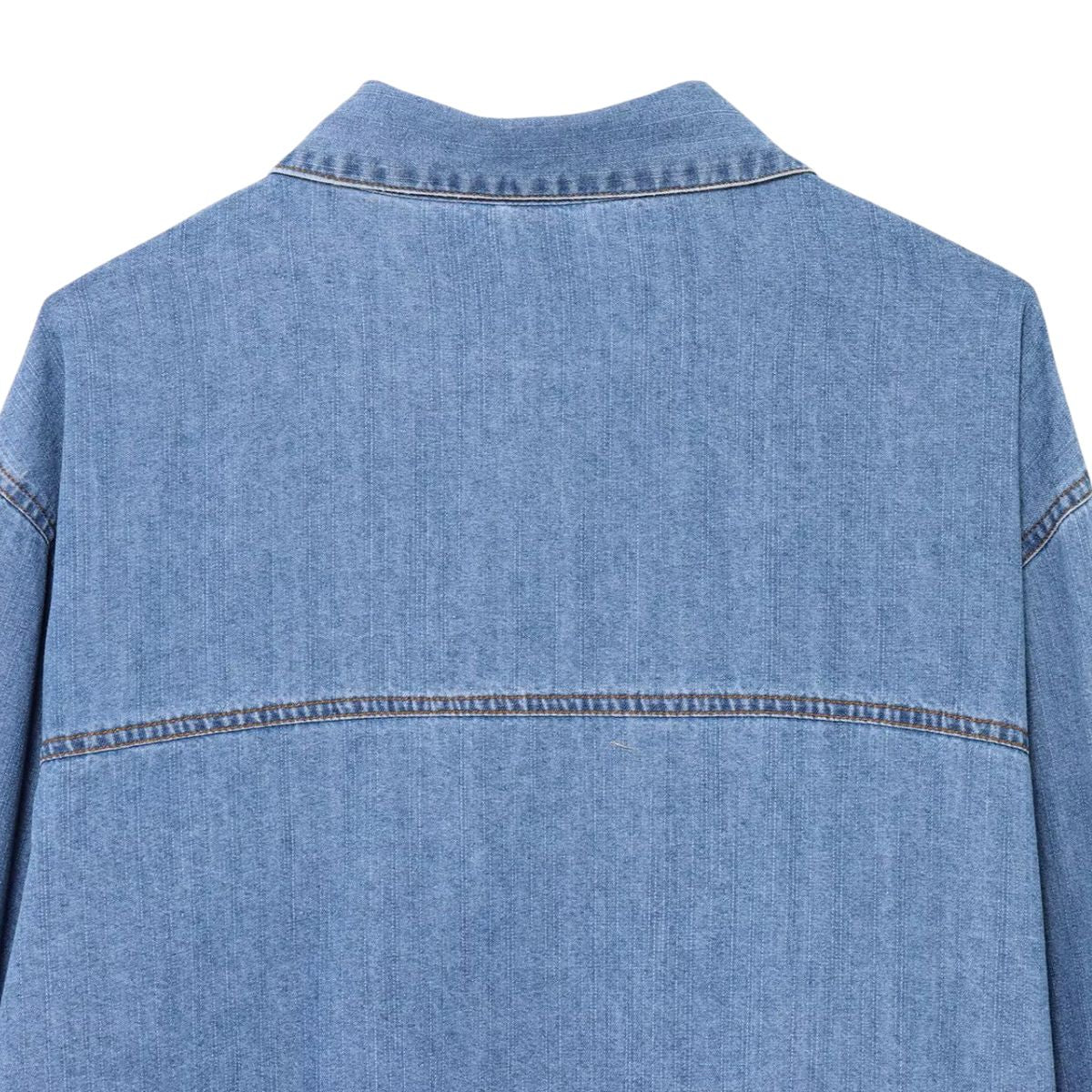 Women's Denim Shirt Stylish Blouse Layered Design Top