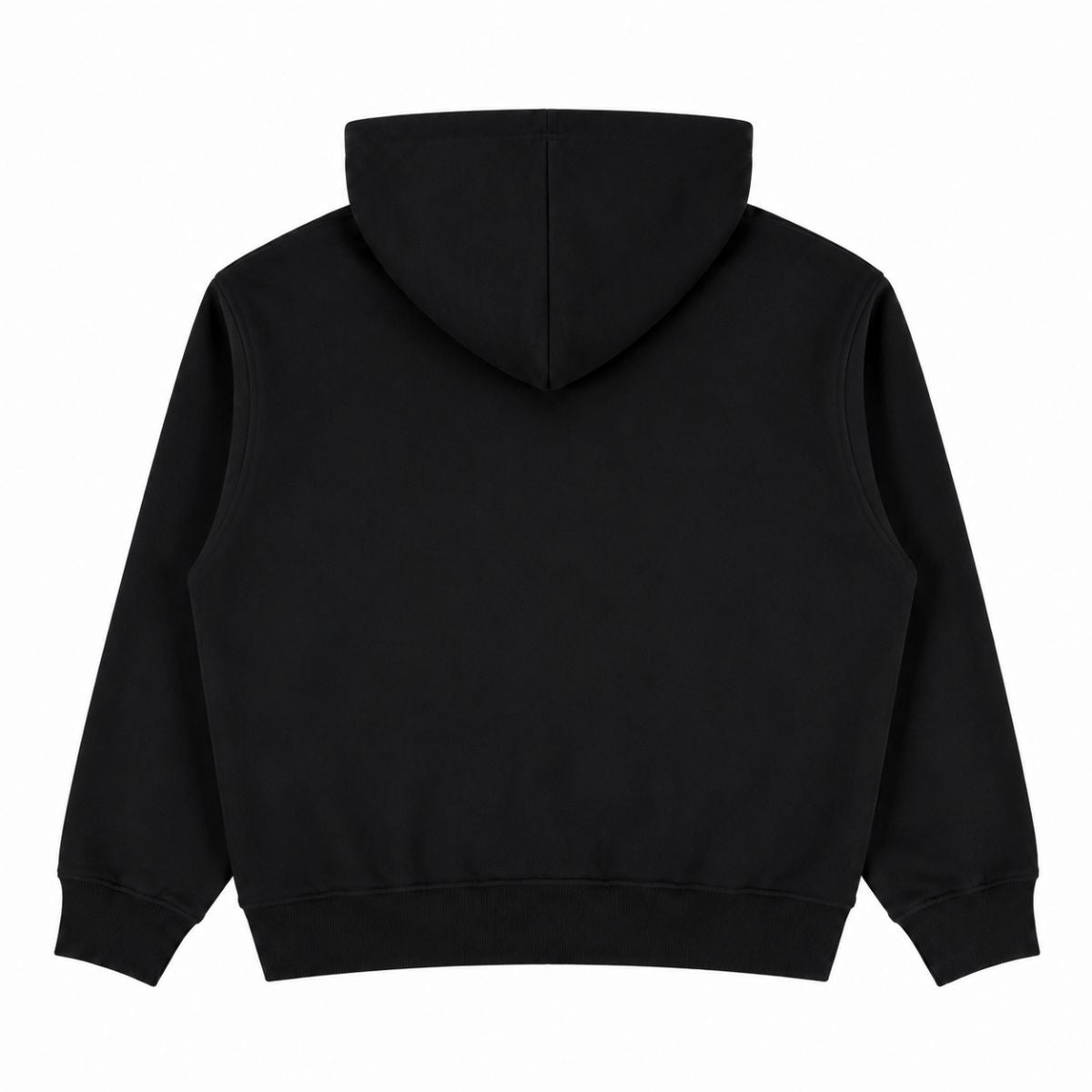 Boxy Cropped 340G Thermal Fleece Zip Hoodie