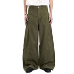 Baggy Wide-Leg Relaxed Utility Cargo Pants
